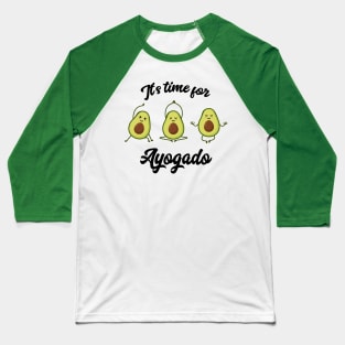 Ayogado freche Avocado Yoga Poser Baseball T-Shirt